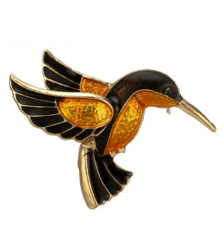 SB152 - Fashion drop oil bird brooch